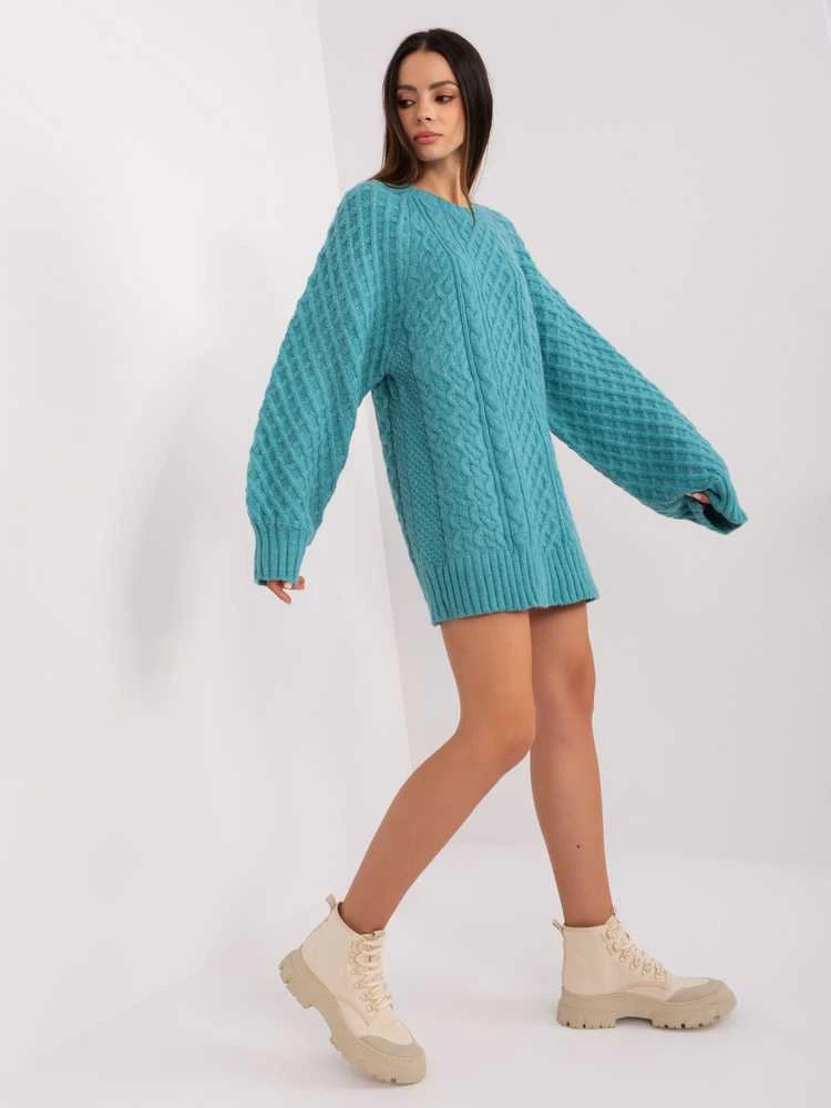 Wool Fashion Italia Megztinis-AT-SW-2367-2.64P-turkis