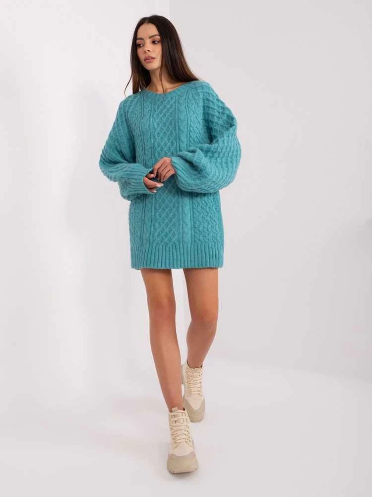 Wool Fashion Italia Megztinis-AT-SW-2367-2.64P-turkis