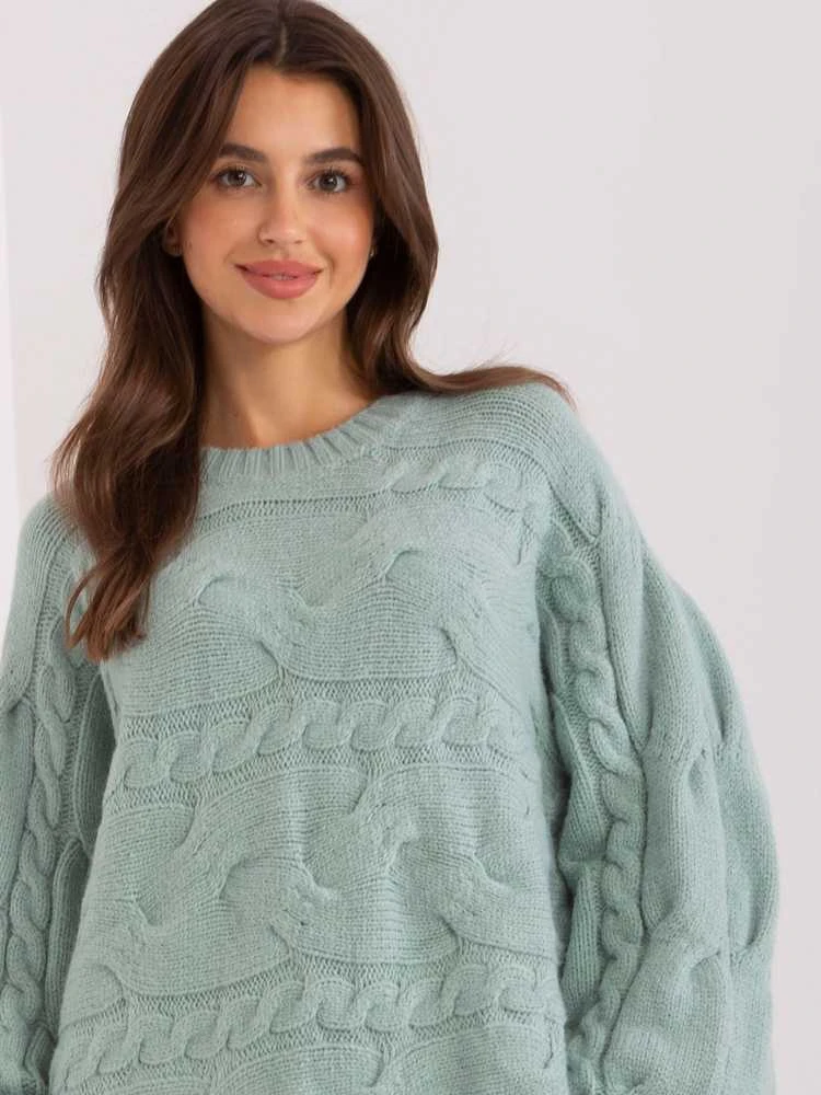 Wool Fashion Italia Megztinis-AT-SW-2367.76P-mint