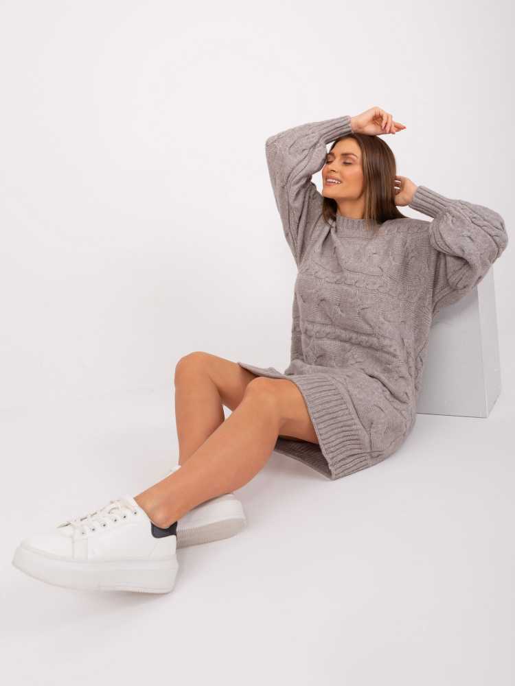 Wool Fashion Italia Megztinis-AT-SW-2367.76P-pilkas