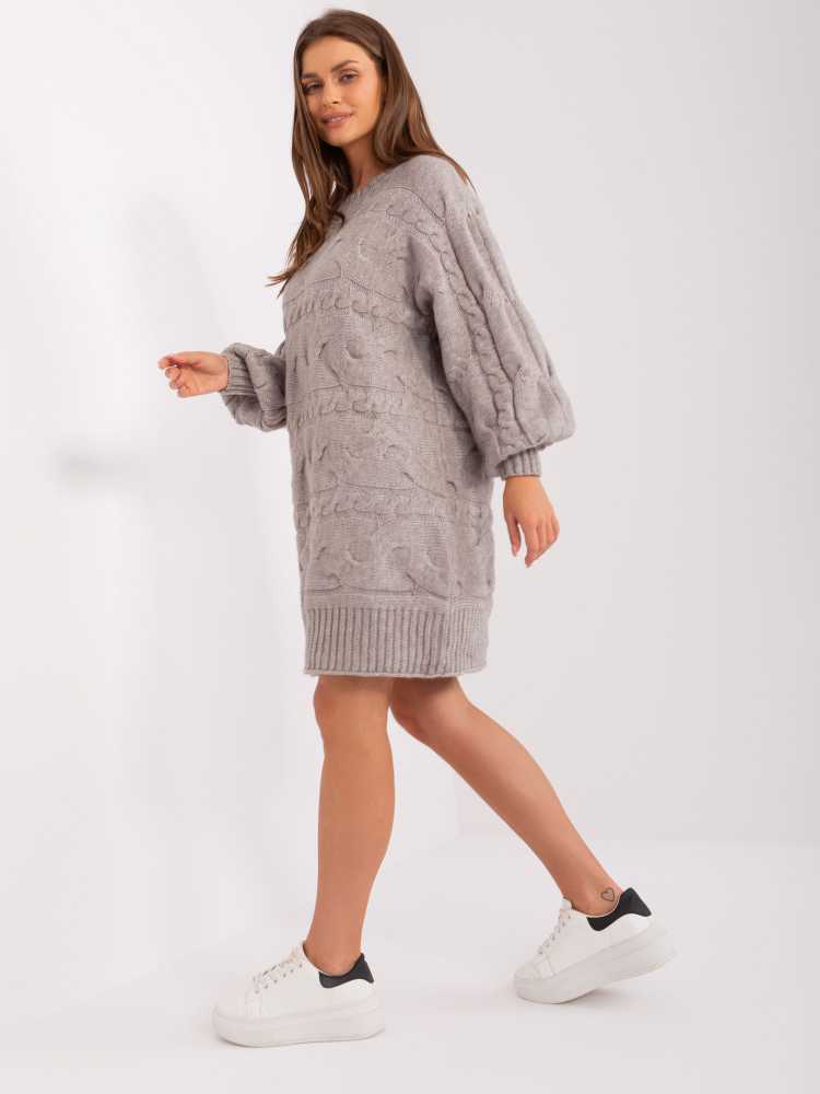 Wool Fashion Italia Megztinis-AT-SW-2367.76P-pilkas