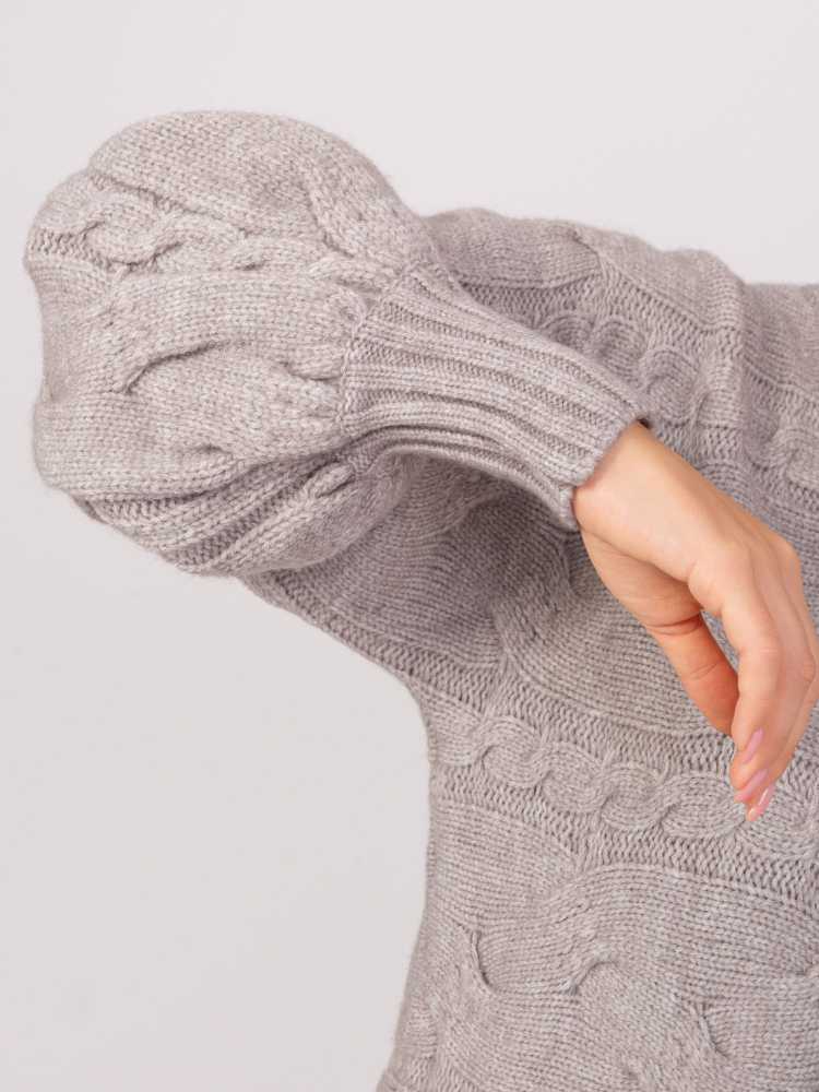 Wool Fashion Italia Megztinis-AT-SW-2367.76P-pilkas