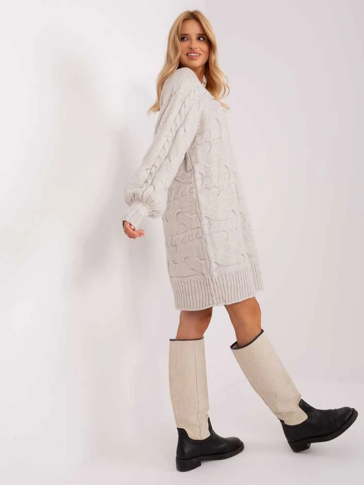 Wool Fashion Italia Megztinis-AT-SW-2367.76P-šviesiai smėlio spalvos