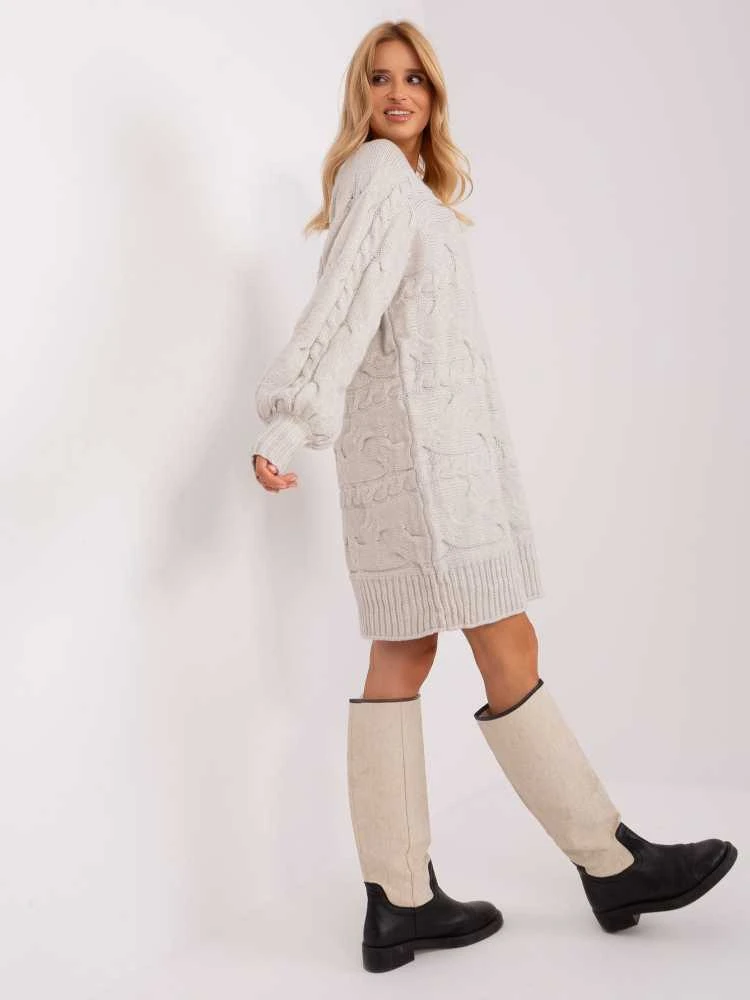 Wool Fashion Italia Megztinis-AT-SW-2367.76P-šviesiai smėlio spalvos