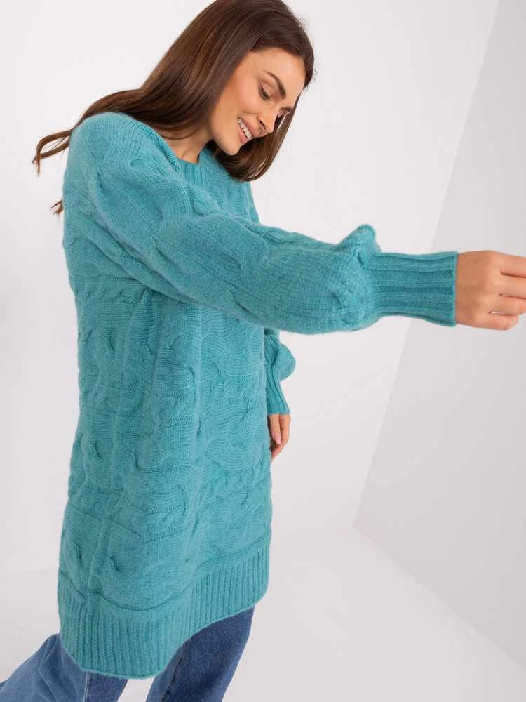 Wool Fashion Italia Megztinis-AT-SW-2367.76P-turkis