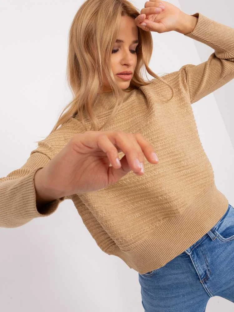 Wool Fashion Italia Megztinis-AT-SW-2368.36X-camel