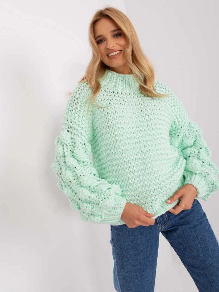 Wool Fashion Italia Megztinis-AT-SW-2382.97P-mint