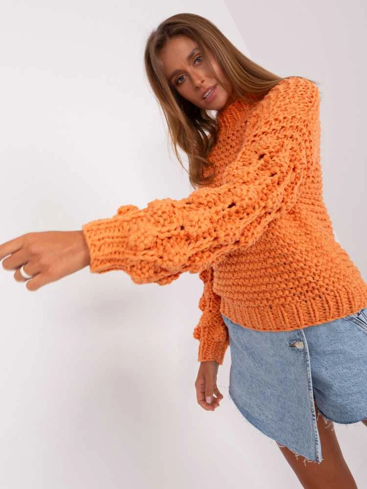 Wool Fashion Italia Megztinis-AT-SW-2382.97P-oranžinė