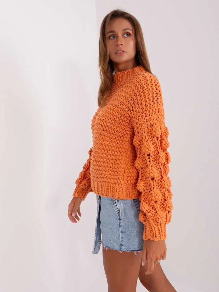 Wool Fashion Italia Megztinis-AT-SW-2382.97P-oranžinė