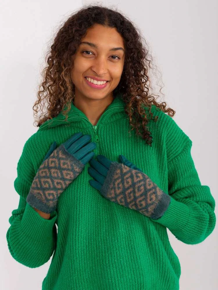 Wool Fashion Italia Pirštinės-AT-RK-2310.89-jūrinė
