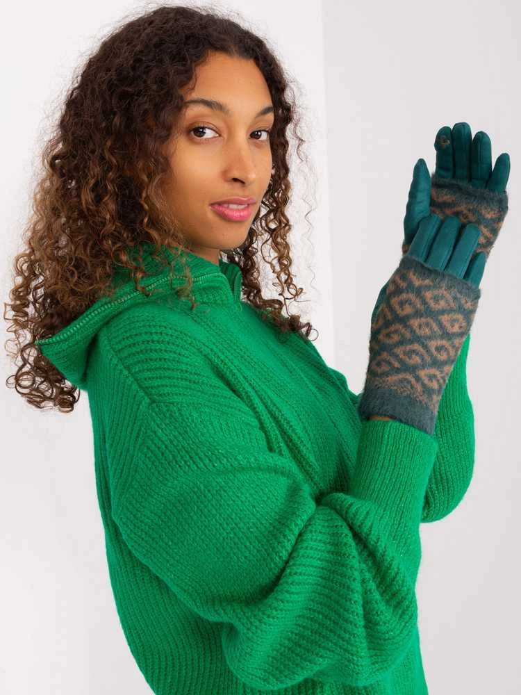 Wool Fashion Italia Pirštinės-AT-RK-2310.89-jūrinė