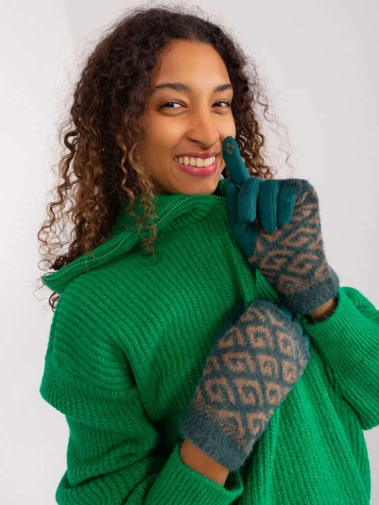 Wool Fashion Italia Pirštinės-AT-RK-2310.89-jūrinė