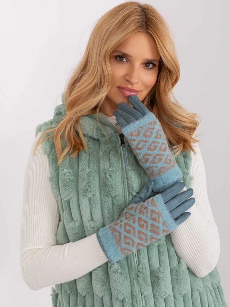 Wool Fashion Italia Pirštinės-AT-RK-2310.93-mint