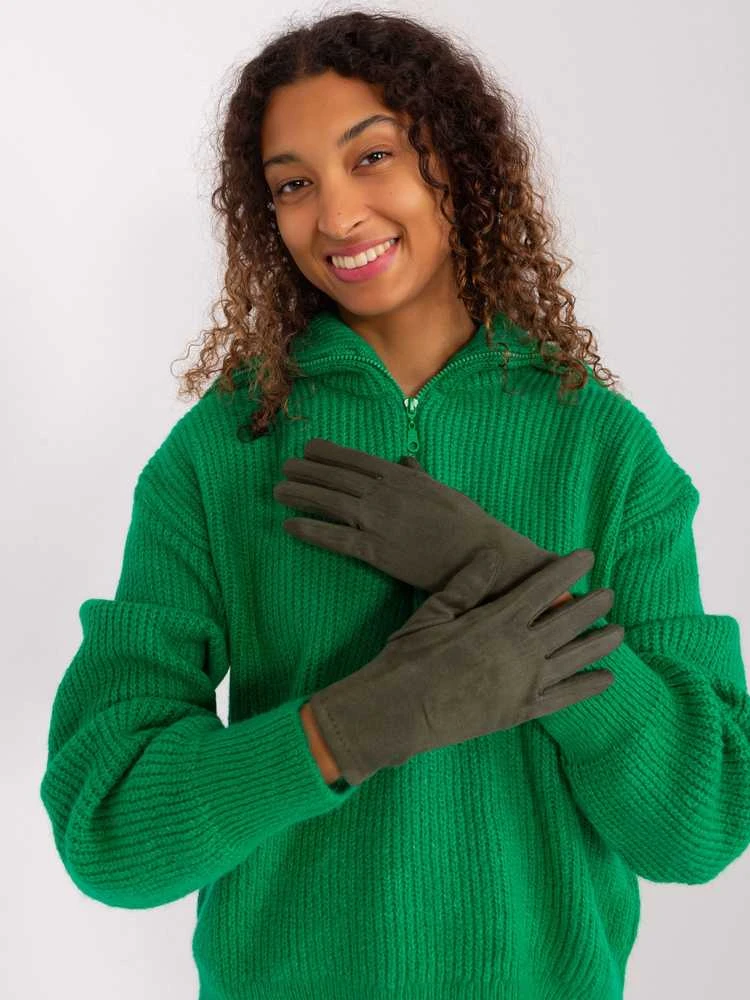 Wool Fashion Italia Pirštinės-AT-RK-2370.96-khaki