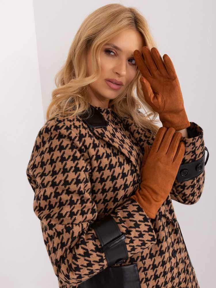 Wool Fashion Italia Pirštinės-AT-RK-2370.99-šviesiai rudos