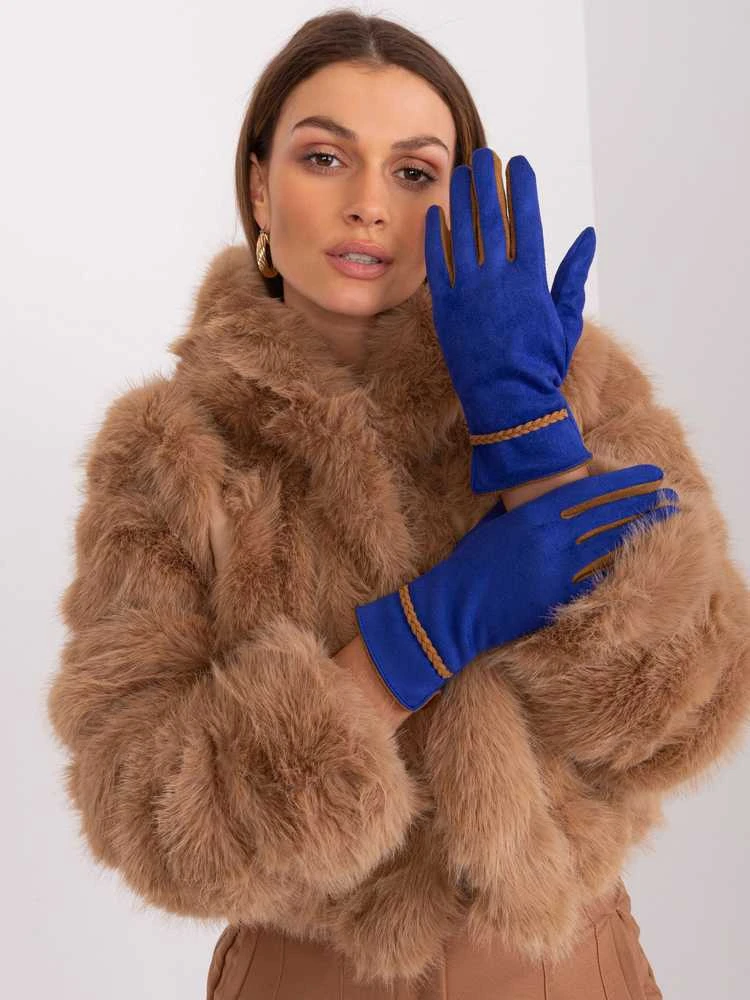 Wool Fashion Italia Pirštinės-AT-RK-238601.98-kobaltas