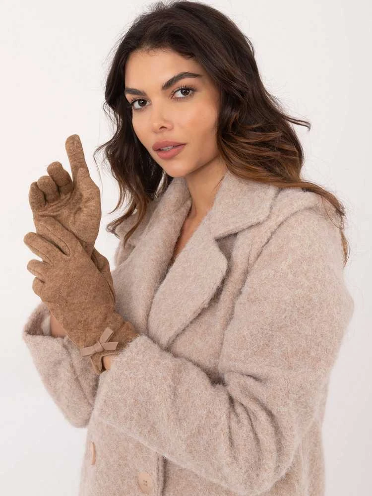 Wool Fashion Italia Pirštinės-AT-RK-239301.10X-camel