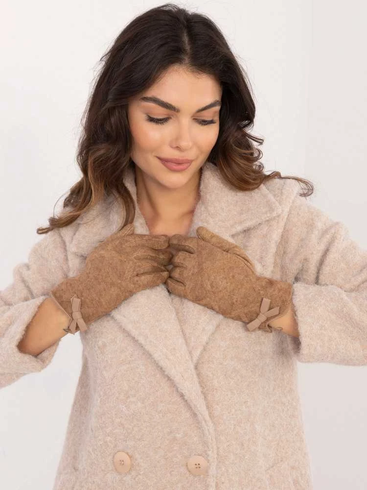 Wool Fashion Italia Pirštinės-AT-RK-239301.10X-camel