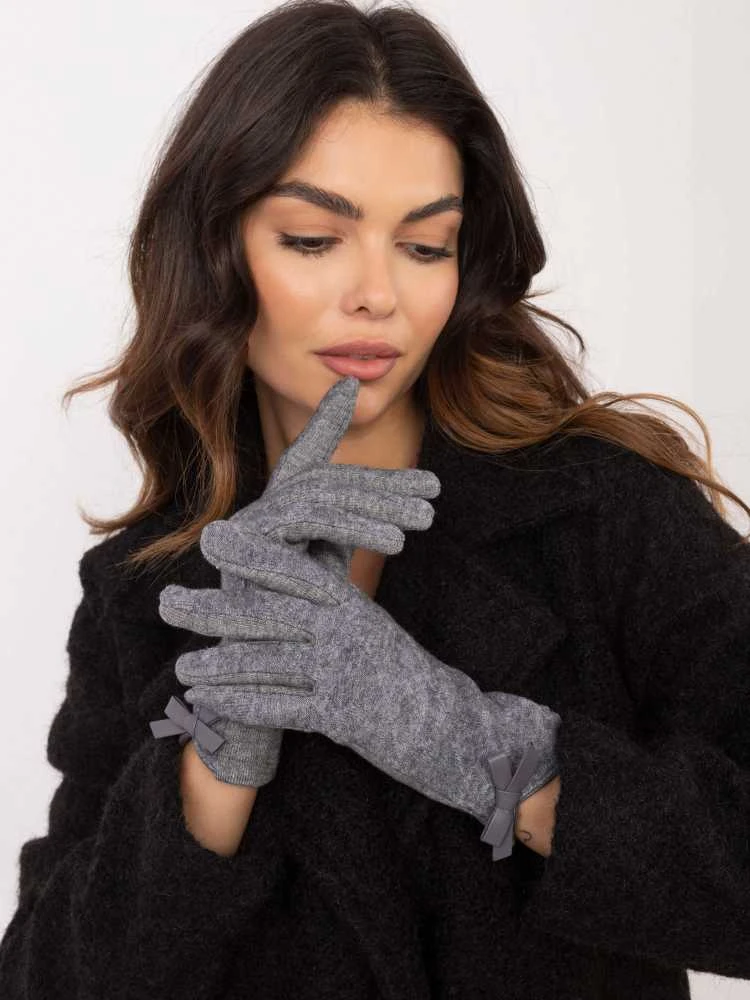 Wool Fashion Italia Pirštinės-AT-RK-239301.10X-pilkos