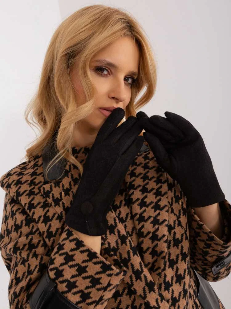 Wool Fashion Italia Pirštinės-AT-RK-239501.10-juodos