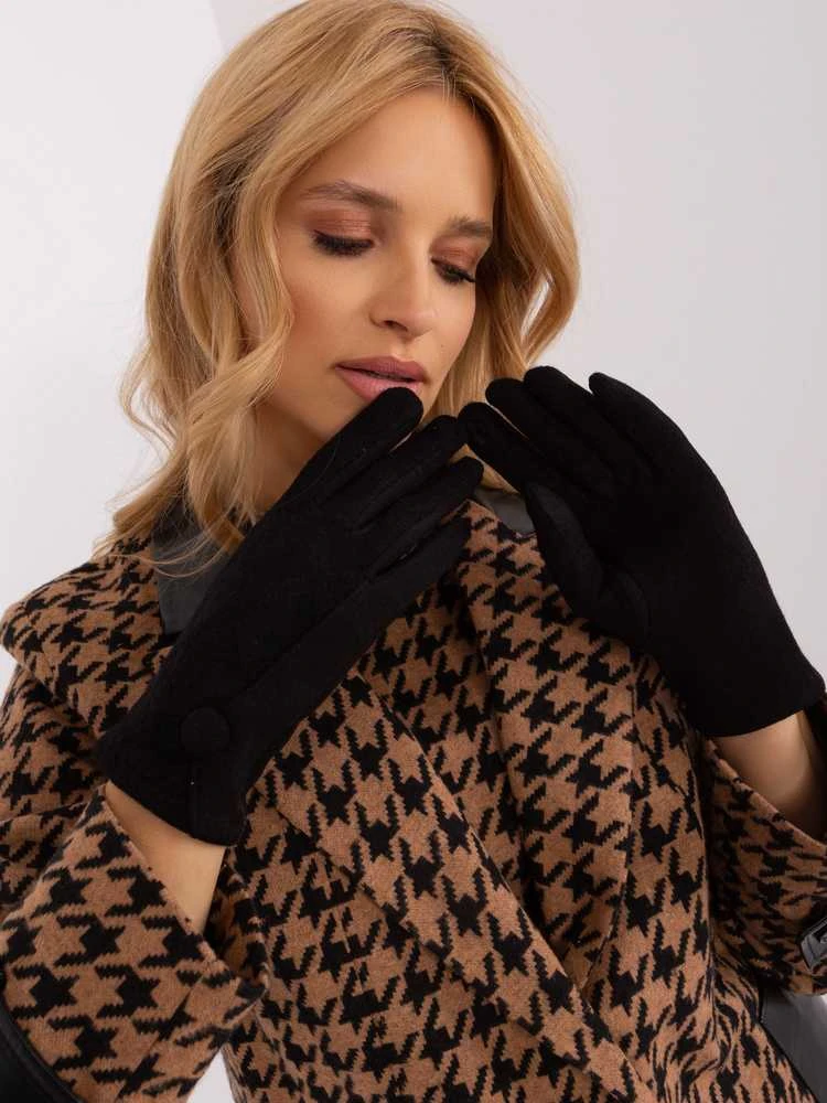 Wool Fashion Italia Pirštinės-AT-RK-239501.10-juodos