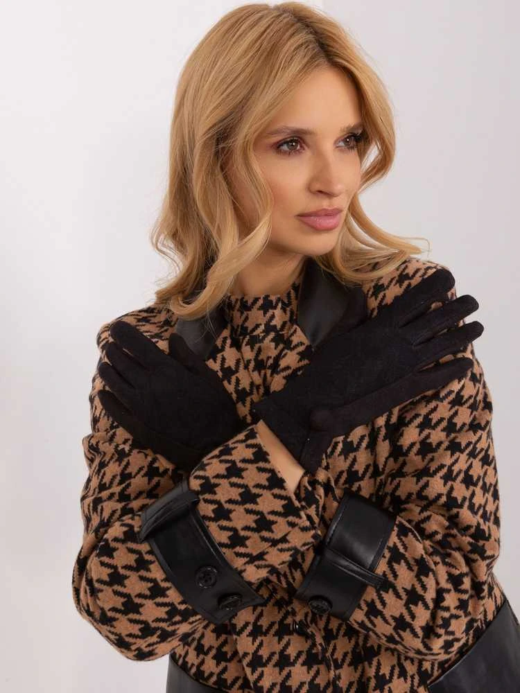 Wool Fashion Italia Pirštinės-AT-RK-239501.10-juodos