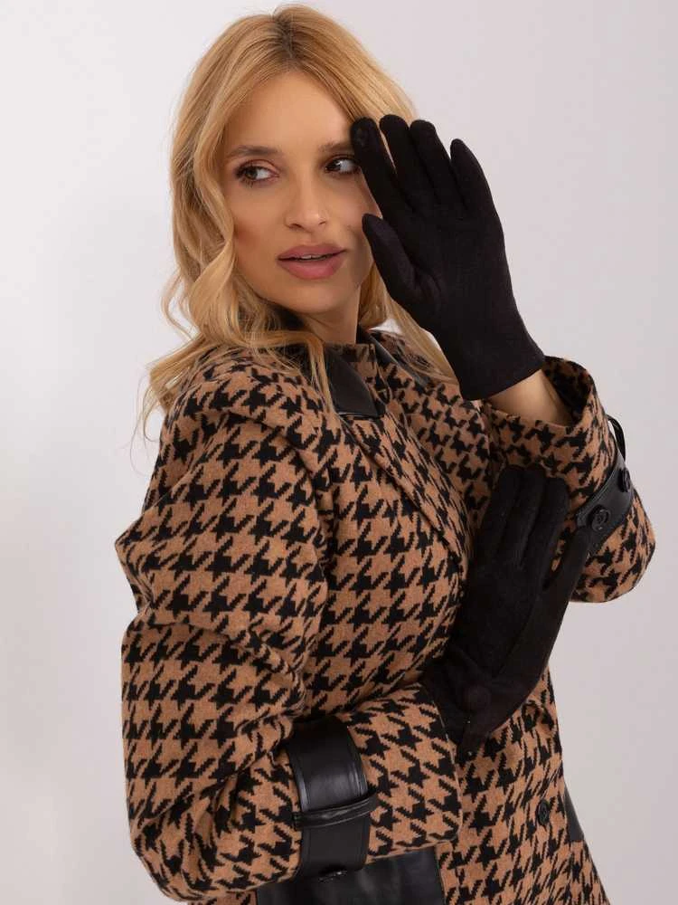 Wool Fashion Italia Pirštinės-AT-RK-239501.10-juodos