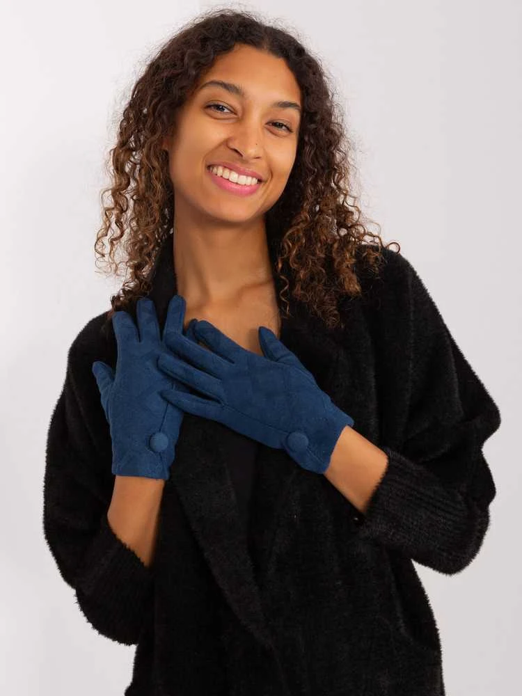 Wool Fashion Italia Pirštinės-AT-RK-239501.10-jūrinės