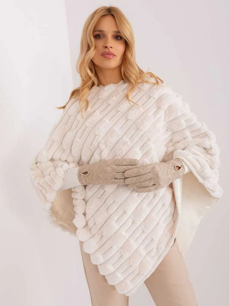 Wool Fashion Italia Pirštinės-AT-RK-239502.87-smėlio spalvos