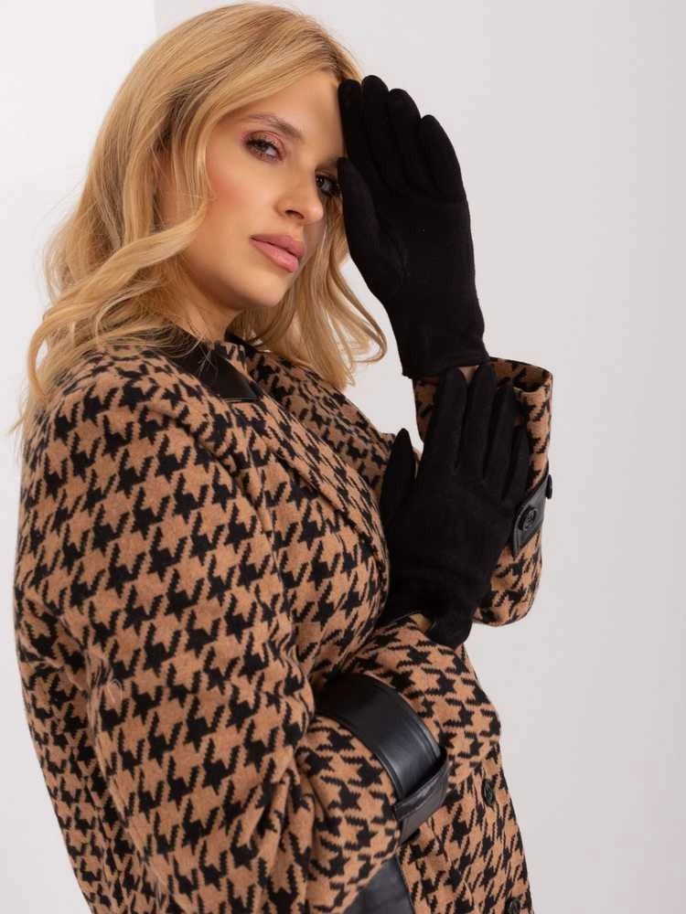 Wool Fashion Italia Pirštinės-AT-RK-239506.98-juodos