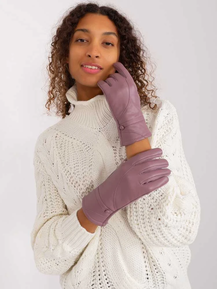 Wool Fashion Italia Pirštinės-AT-RK-239802.28-violetinė