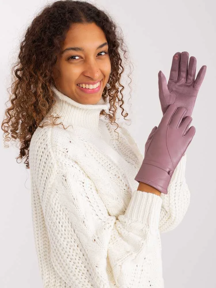 Wool Fashion Italia Pirštinės-AT-RK-239802.28-violetinė