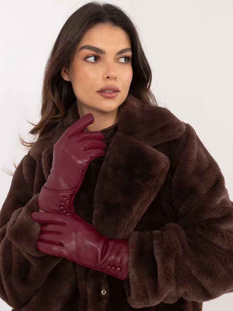 Wool Fashion Italia Pirštinės-AT-RK-239805.95-bordinė