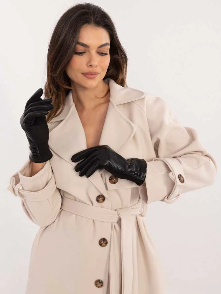 Wool Fashion Italia Pirštinės-AT-RK-239805.95-juoda