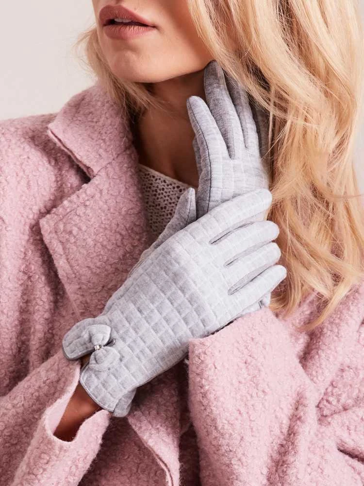 Wool Fashion Italia Pirštinės-AT-RK-9502.25-pilkos