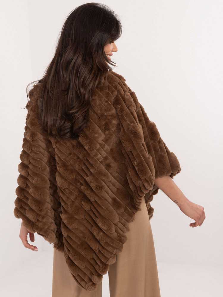 Wool Fashion Italia Pončas-AT-PN-2347.16-rudas