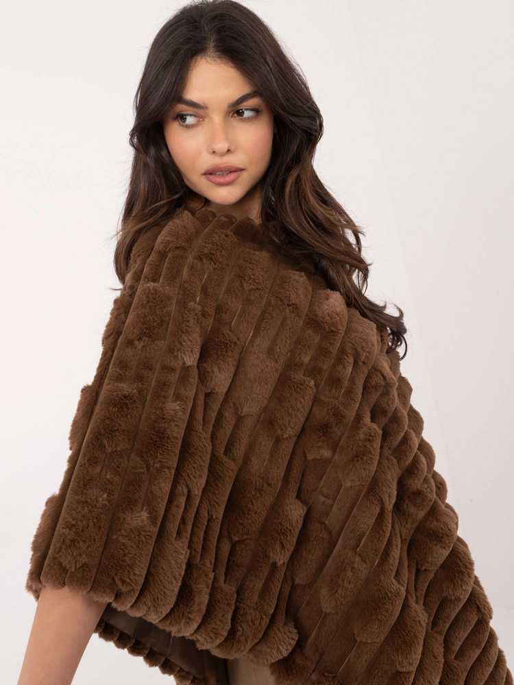 Wool Fashion Italia Pončas-AT-PN-2347.16-rudas