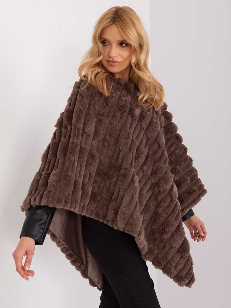 Wool Fashion Italia Pončas-AT-PN-2347.68-rudas