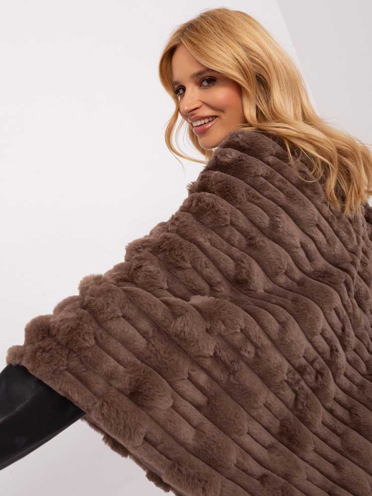 Wool Fashion Italia Pončas-AT-PN-2347.68-rudas