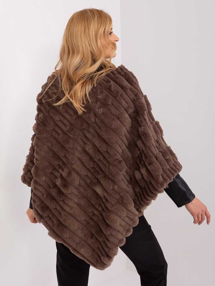 Wool Fashion Italia Pončas-AT-PN-2347.68-rudas