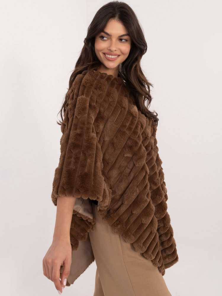 Wool Fashion Italia Pončas-AT-PN-2347.16-rudas