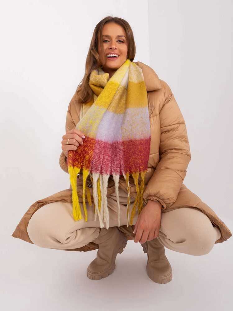 Wool Fashion Italia Šalikas-AT-SZ-2311501.90-geltonas