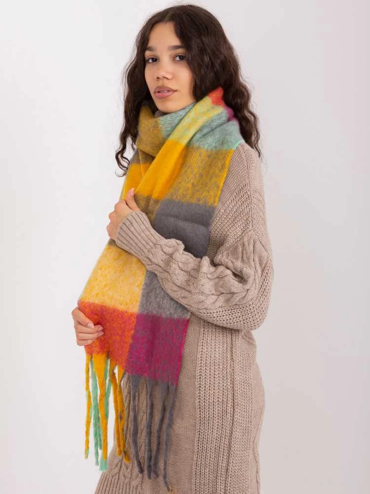 Wool Fashion Italia Šalikas-AT-SZ-2311501.90-geltonas