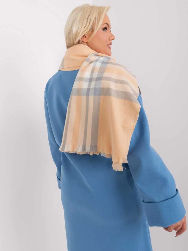 Wool Fashion Italia Šalikas-AT-SZ-23125-1,26-persikas