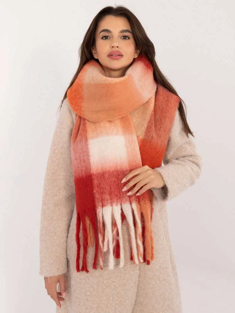 Wool Fashion Italia Šalikas-AT-SZ-2312502.35-raudona