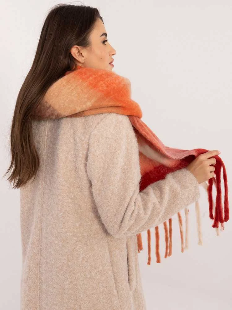 Wool Fashion Italia Šalikas-AT-SZ-2312502.35-raudona