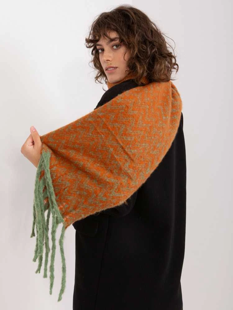Wool Fashion Italia Šalikas-AT-SZ-23125.75-oranžinė
