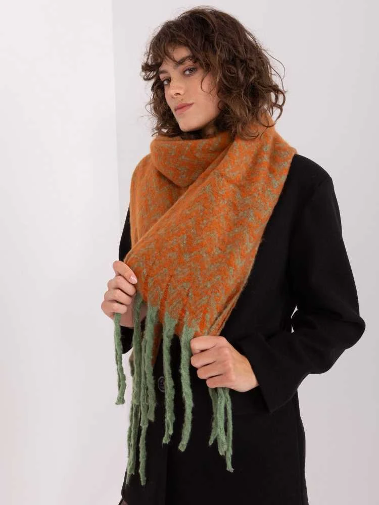 Wool Fashion Italia Šalikas-AT-SZ-23125.75-oranžinė