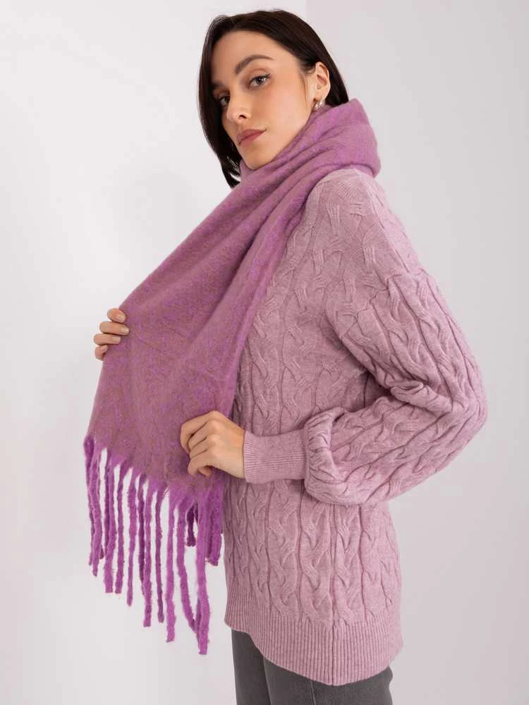 Wool Fashion Italia Šalikas-AT-SZ-23125.75-violetinė