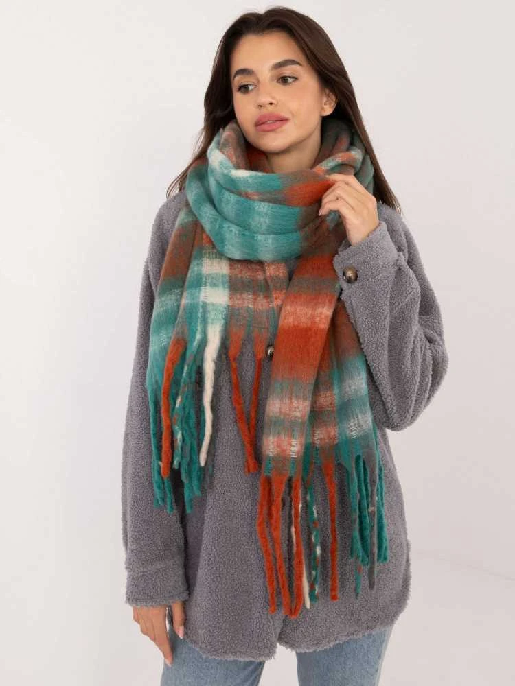 Wool Fashion Italia Šalikas-AT-SZ-231301.49-žalias